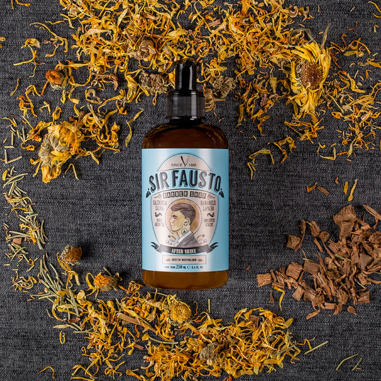 Sir Fausto After Shave 250 ml - Calma, Hidrata y Revitaliza tu Piel Después del Afeitado