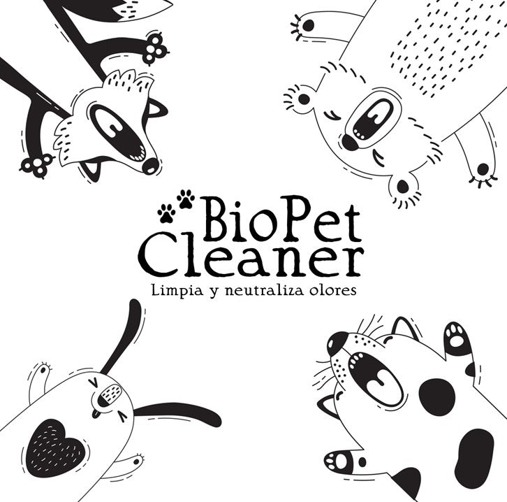 Zona Libre de olor con BioPet Cleaner- Poderoso Neutralizador de Olores de Macotas: