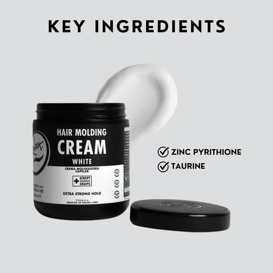 Rolda - Crema Moldeadora para Cabello Cream White | Fijación Media-Fuerte | Acabado Natural | Brillo Medio - 500g