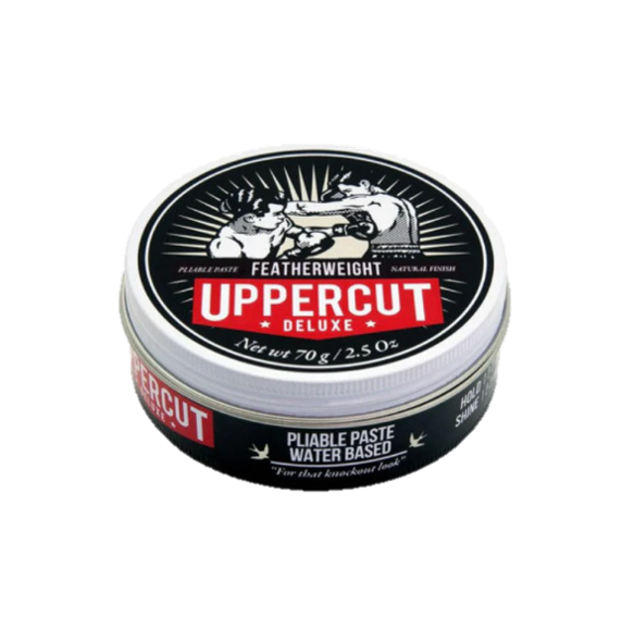 Uppercut Featherweight 70gr | Pomada para el Cabello | Fijación Media | Acabado Brillante