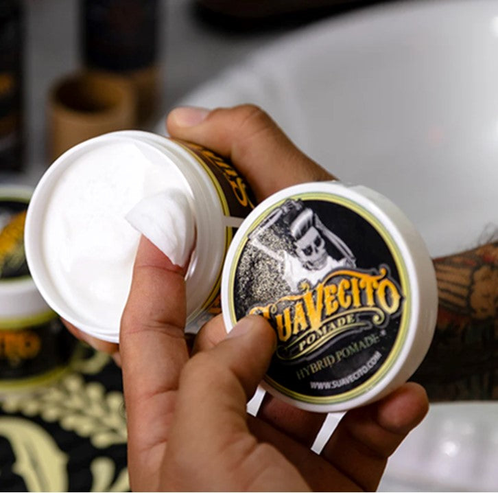 Suavecito Hybrid Pomade 113gr | Pomada para el Cabello | Fijación Media | Acabado Brillante