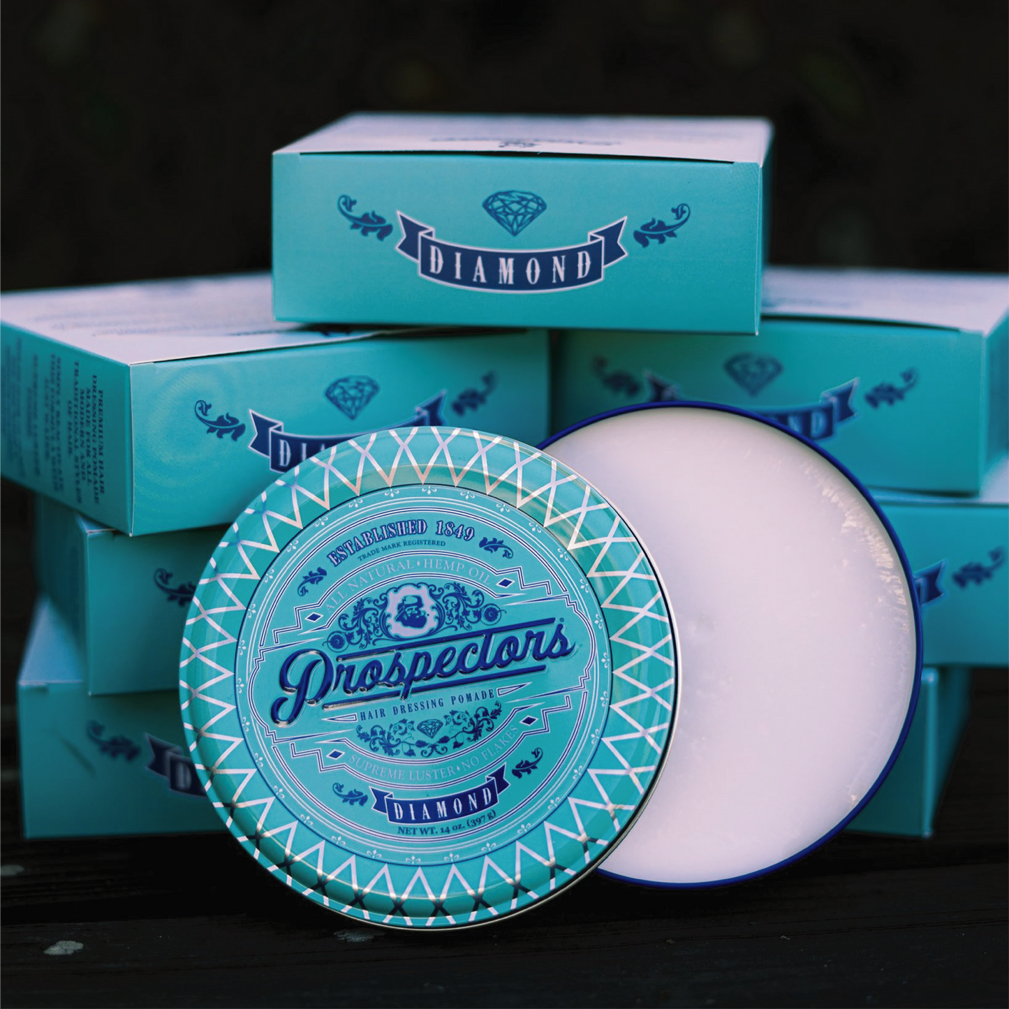 Prospectors Diamond 113gr | Pomada para el Cabello | Fijación Baja | Acabado Brillante