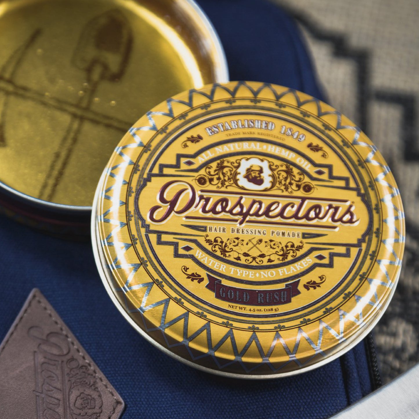 Prospectors Gold Rush 113gr | Pomada para el Cabello | Fijación Media | Acabado Brillante
