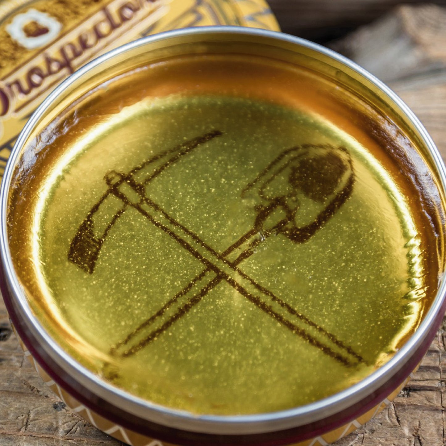 Prospectors Gold Rush 113gr | Pomada para el Cabello | Fijación Media | Acabado Brillante