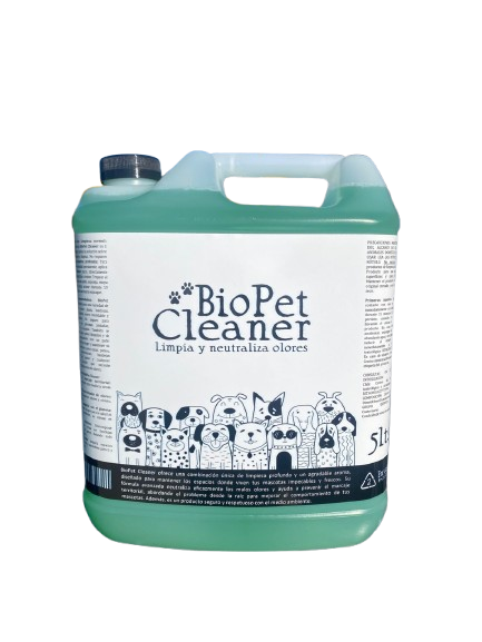 Zona Libre de olor con BioPet Cleaner- Poderoso Neutralizador de Olores de Macotas: