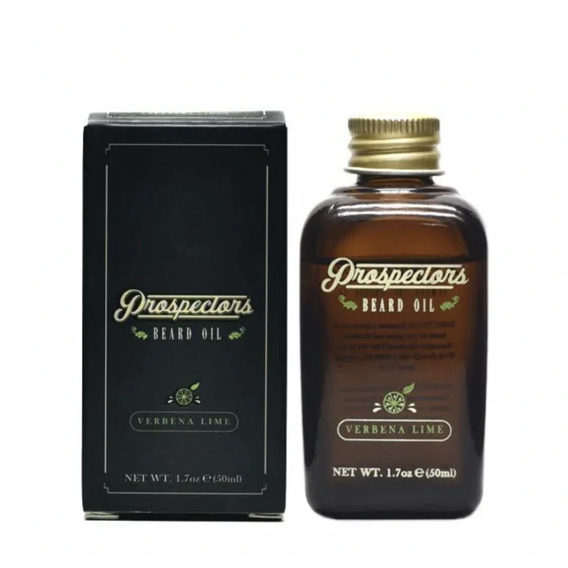 Prospectors - Aceite para Barba Verbena Lime - 50ml Hidratación y Nutrición Profunda para una Barba Suave y Saludable